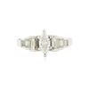 Image 2 : 14KT White Gold 0.73ctw Diamond Ring