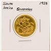 Image 2 : 1928 South Africa Sovereign Gold Coin