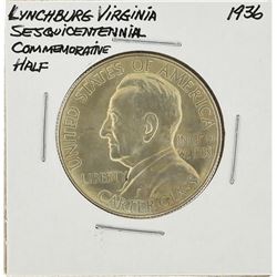 1936 Lynchburg Virginia Sesquicentennial Commemorative Half Dollar Coin