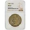 Image 1 : 1883-O $1 Morgan Silver Dollar NGC Graded MS63