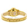 Image 4 : Ladies 18KT Yellow Gold Rolex President Watch with Diamond Bezel & Dial