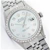 Image 1 : Mens Rolex Stainless Steel 1ctw Diamond Datejust Wristwatch