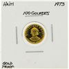Image 1 : 1973 Haiti 100 Gourdes Proof Gold Coin