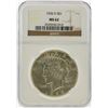 Image 1 : 1926-S $1 Peace Silver Dollar Coin NGC Graded MS62