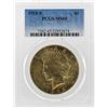Image 1 : 1923-S $1 Peace Silver Dollar Coin PCGS Graded MS65