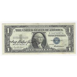 1957 $1 Silver Certificate Note with Ivy Baker Priest Signature