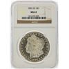 Image 1 : 1892-CC $1 Morgan Silver Dollar Coin NGC Graded MS65