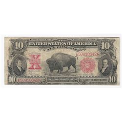 1901 $10 Bison Legal Tender U.S. Currency Note