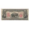 Image 1 : 1901 $10 Bison Legal Tender U.S. Currency Note
