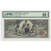 Image 1 : 1896 $2 Silver Certificate Educational Note PMG Graded 40 EPQ