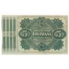 Image 2 : 1875/8 $5 State of Louisiana Baby Bond Obsolete Note