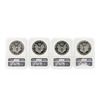 Image 2 : 1986-1989 $1 American Silver Eagle Coin Set NGC MS69