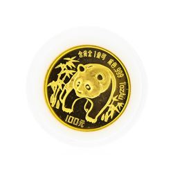 1986 China 1 oz 100 Yuan Gold Panda Coin