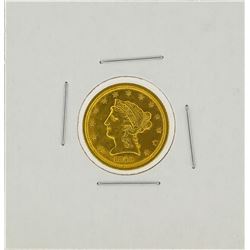 1843-D $2 1/2 Liberty Head Quarter Eagle Gold Coin AU Details