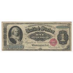 1886 $1 Martha Washington Large Silver Certificate Note