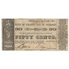 Image 1 : 1862 Fifty Cents State of Virginia, City of Richmond Obsolete Note