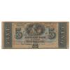 Image 1 : 1800s $5 The Citizens Bank of Louisiana Obsolete Bank Note