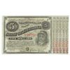 Image 1 : 1875/8 $5 State of Louisiana Baby Bond Obsolete Note