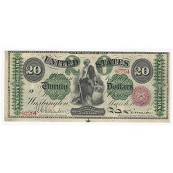 1863 $20 Legal Tender Currency Note