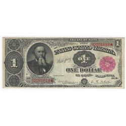 1891 $1 Treasury Coin Note Legal Tender