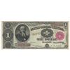 Image 1 : 1891 $1 Treasury Coin Note Legal Tender