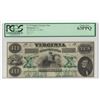 Image 1 : 1862 $10 Virginia Treasury Note PCGS Choice New 63 PPQ
