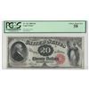 Image 1 : 1880 $20 Legal Tender Note PCGS Graded AU58