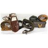 Image 2 : BOX LOT MILITARY SATCHEL, SLINGS, AND POUCHES