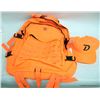 Image 1 : ORANGE BACKPACK AND HAT