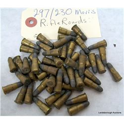 50 RNDS 297/ 230 MORRIS RIFLE AMMO