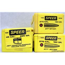 BOX LOT SPEERS PROJECTILES