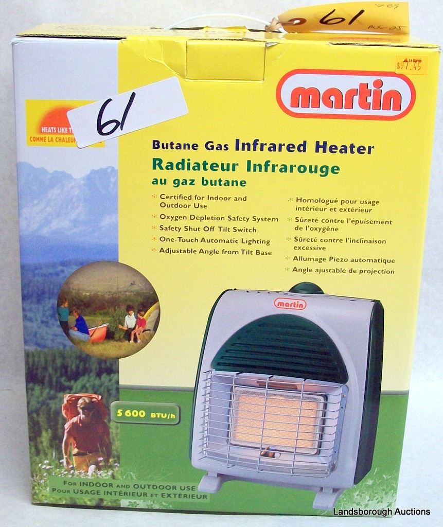Butane Incert Heaters MARTIN BUTANE INFRARED HEATER