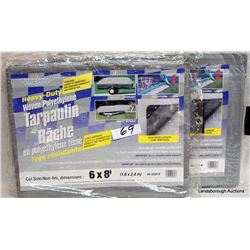 BOX LOT NEW TARPAULINS