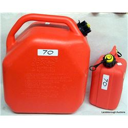 TWO NEW GAS CONTAINERS