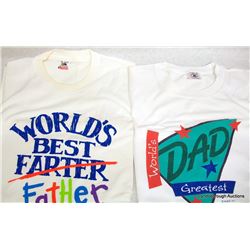 SIX NOVELTY TEE SHIRTS