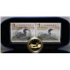 Image 2 : 1998 Canada "The Loon" Commemorative Coin & Stamp Set By Canada Post