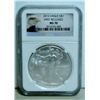 Image 1 : 2012 United States Silver Eagle $1 Coin - NGC Graded First Release, MS-70 - NO TAX