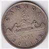 1951 Canada Silver $1 Dollar Coin - ARNPRIOR - AU