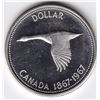1967 Canada Silver BU $1 Dollar Coin