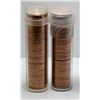 1965 & 1966 Canada BU Penny Rolls - Directly From Bank Bag