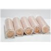 Image 2 : 5 Original Shrinkwrap Rolls of 2012 Canada Small One Cent Penny Coins - Non-Magentic
