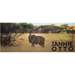 T-12 6 DAYS PLAINSGAME HUNT FOR 2 HUNTERS & 2 OBSERVERS W/ TROPHY FEES FOR 8 ANIMALS JANNIE OTTO SAF