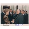 Image 1 : Nancy Reagan and Mikhail Gorbachev