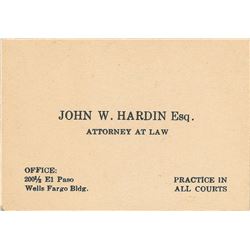 John Wesley Hardin