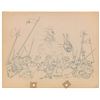 Image 1 : Mickey Mouse production drawing from Ye Olden Days