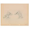 Image 1 : Mickey and Minnie Mouse production drawing from Puppy Love
