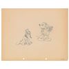 Image 1 : Mickey Mouse and Pluto production drawing from Puppy Love