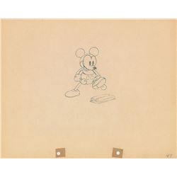 Mickey Mouse production drawing from Mickey’s Gala Premiere