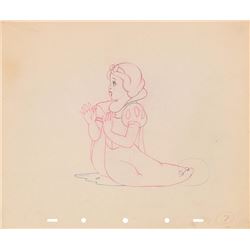 Snow White production drawing from Snow White and the Seven Dwarfs