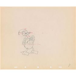 Donald Duck production drawing